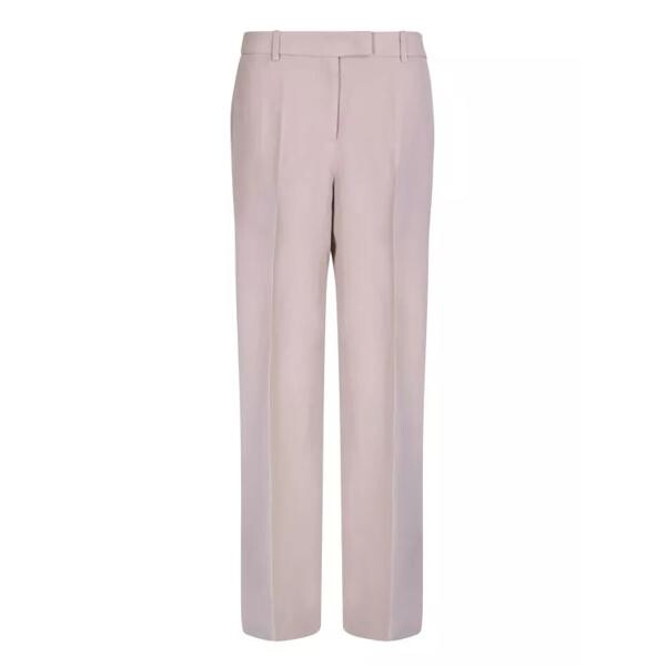 

Брюки linen and viscose trousers Fabiana Filippi, розовый