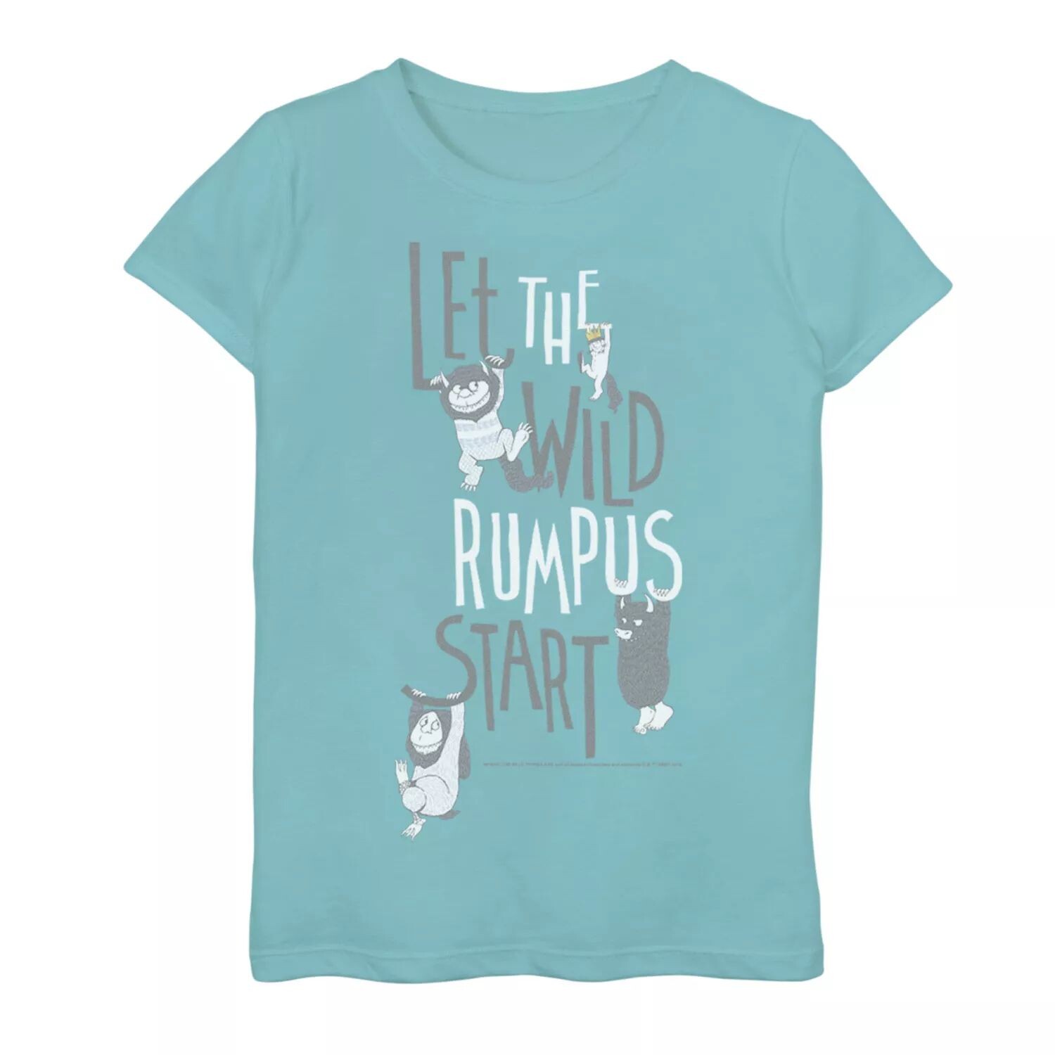 

Футболка с рисунком «Wire The Wild Things Are Wild Rumpus» для девочек 7–16 лет Licensed Character