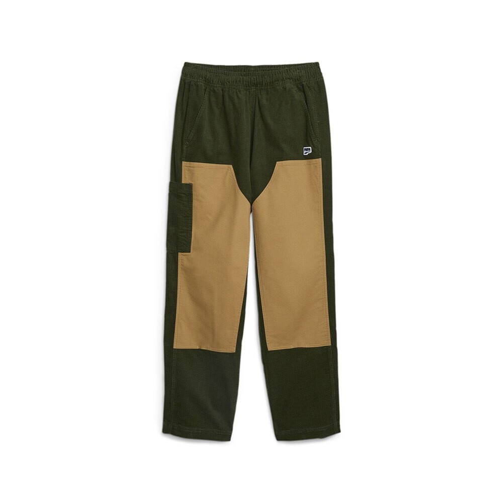 

Брюки Puma Downtown Corduroy, зеленый