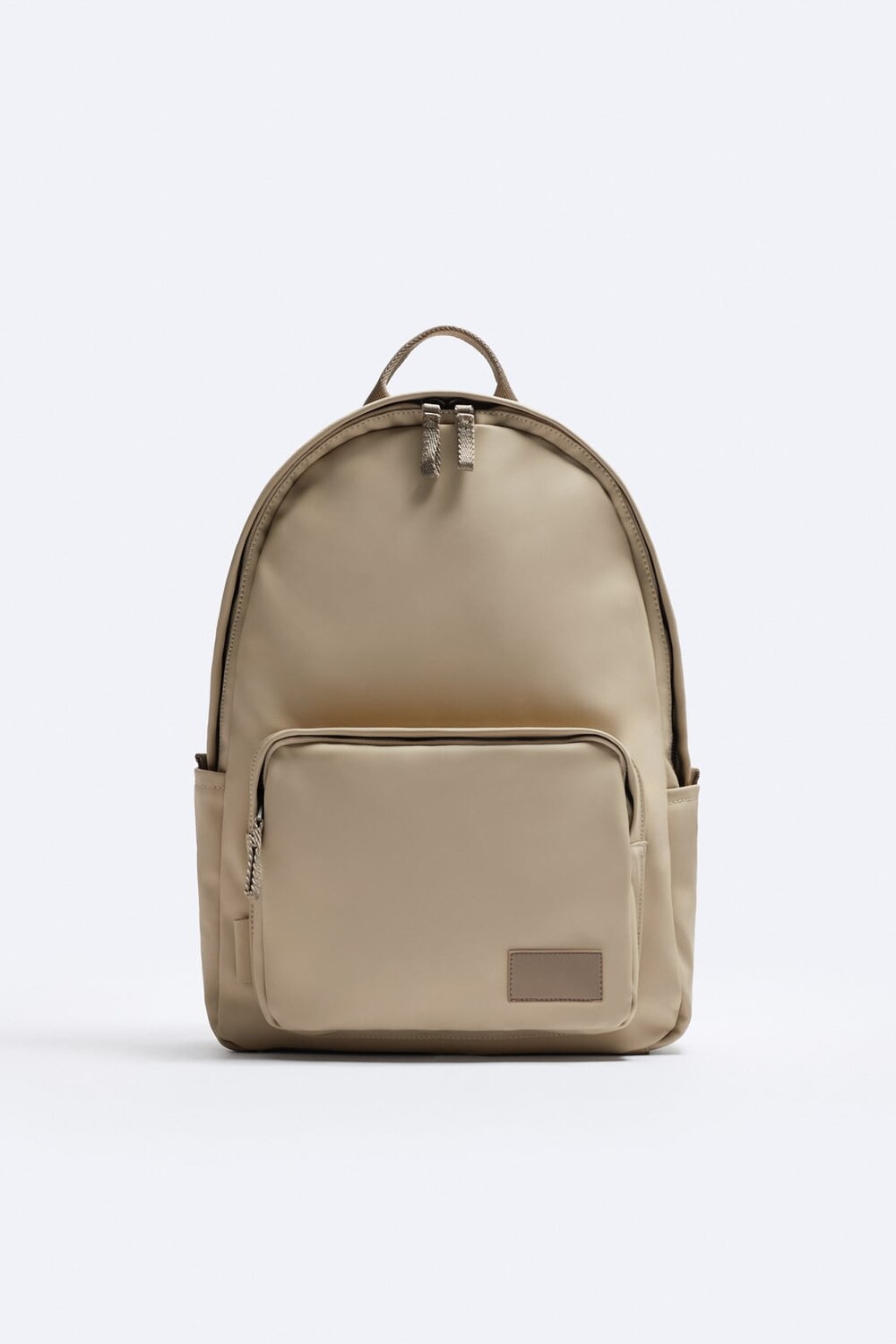 

Узкий прорезиненный рюкзак ZARA, белый