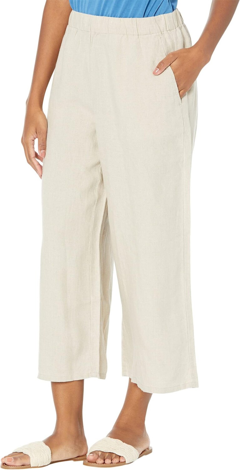 

Миниатюрные широкие брюки Eileen Fisher, цвет Undyed Natural
