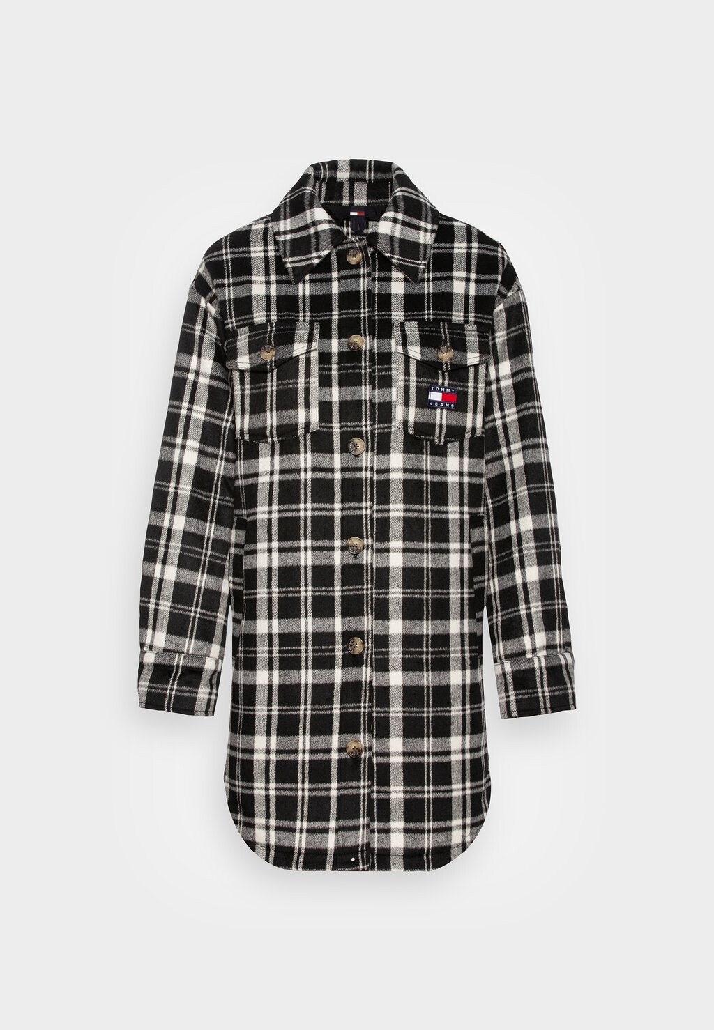 

Короткое пальто Tommy Jeans, черный