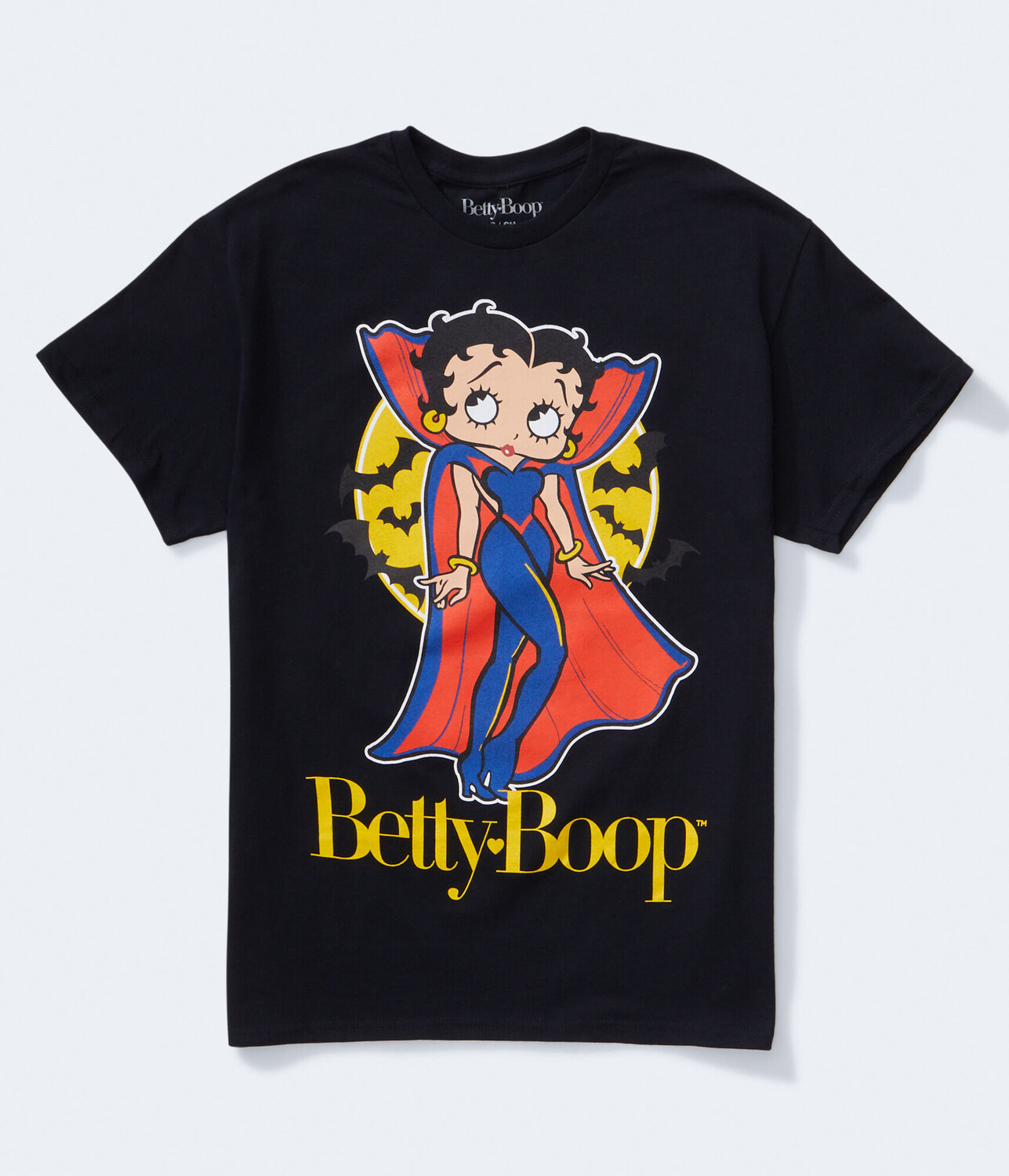 

Футболка с рисунком Vampire Betty Boop Aeropostale, черный