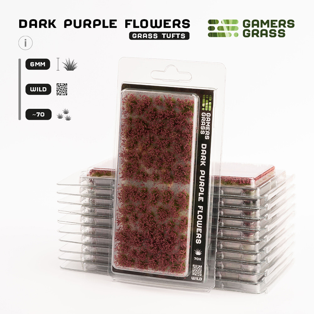 

Аксессуары Gamers Grass Gamers Grass Tufts: Dark Purple Flowers - Wild 6mm