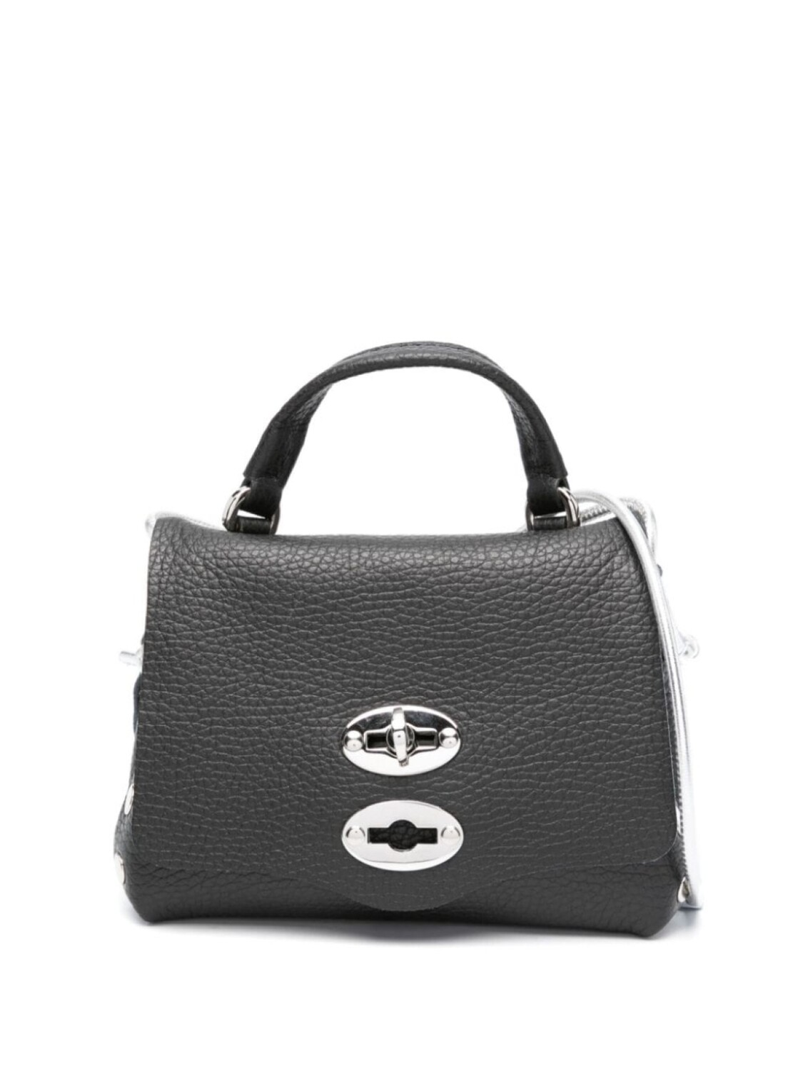 

Zanellato Postina Super Baby leather tote bag, черный