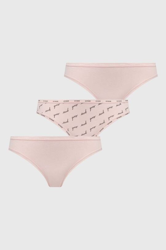 

3 пары трусов Guess, розовый