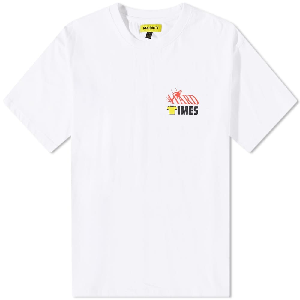 

Футболка Market Hard Times с физиотерапией, белый