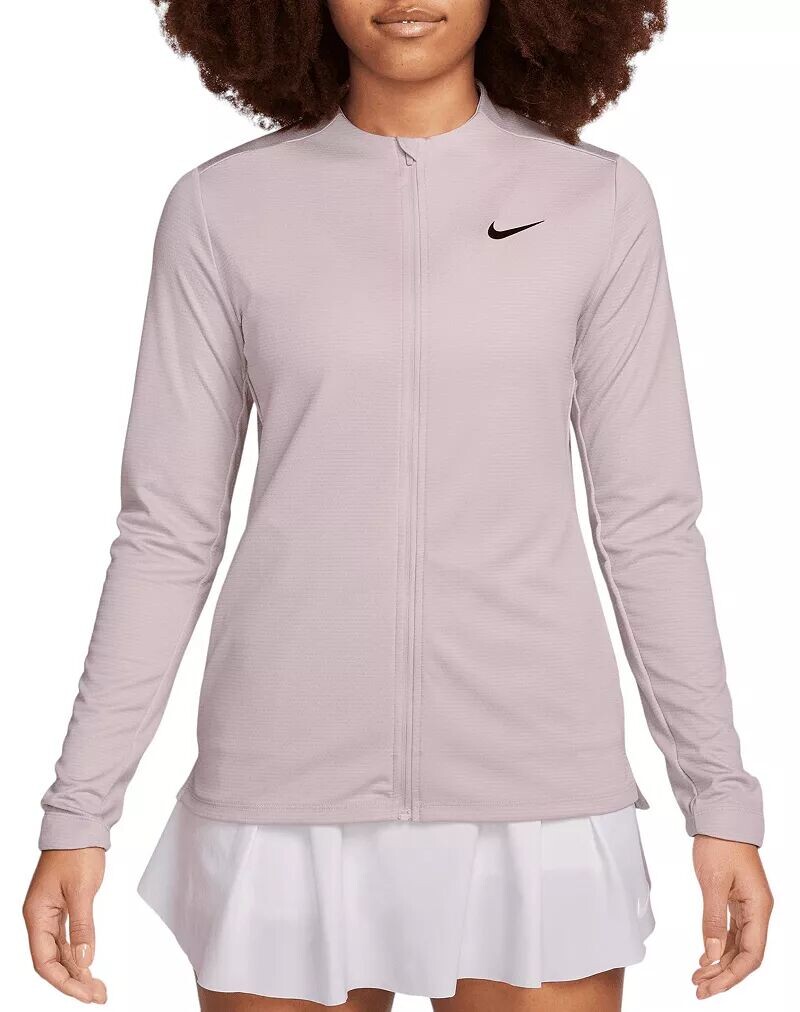 

Женская футболка для гольфа с молнией и полной молнией Nike Dri FIT UV Advantage