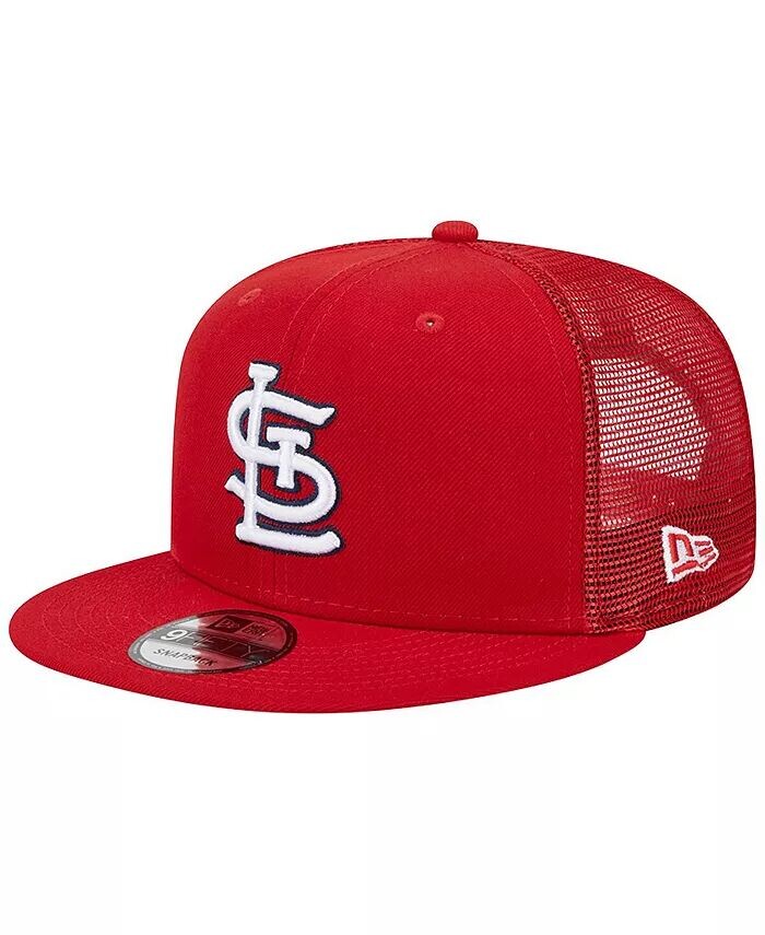 

Мужская красная кепка St. Louis Cardinals Team Color Trucker 9FIFTY Snapback New Era, красный