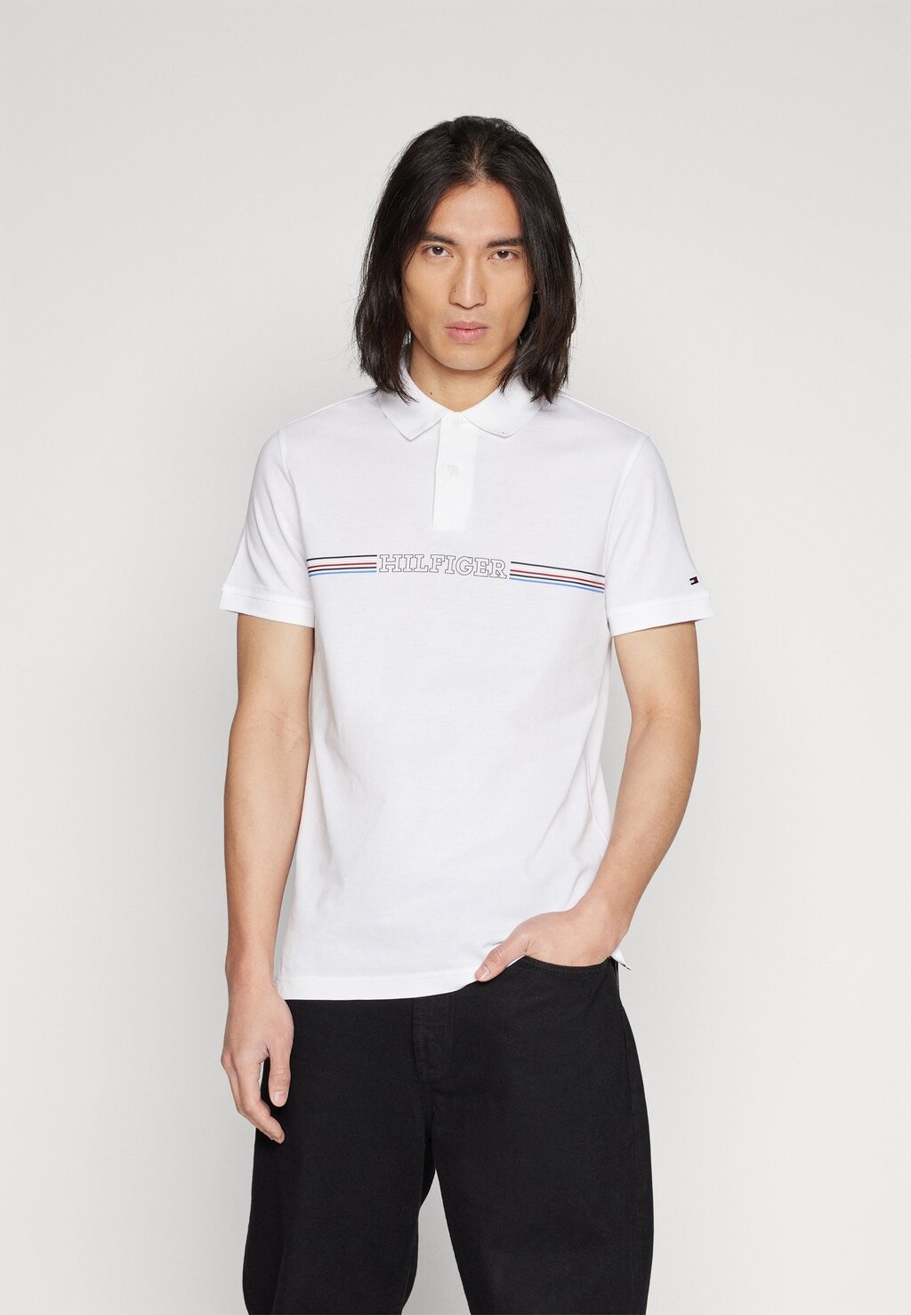 

Рубашка поло Tommy Hilfiger, белый