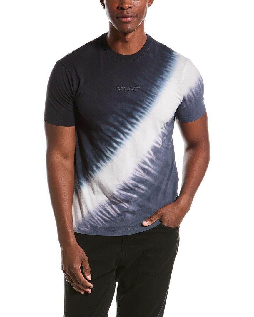 

Футболка стандартного кроя Armani Exchange, синий