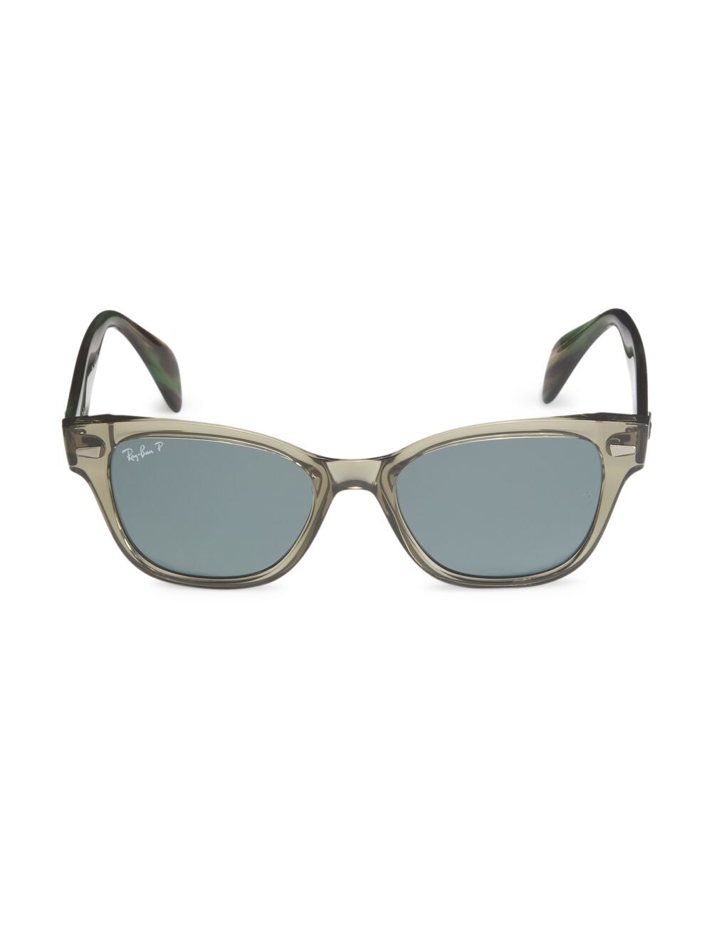 

Квадратные солнцезащитные очки RB0880 52 мм Ray-Ban, зеленый