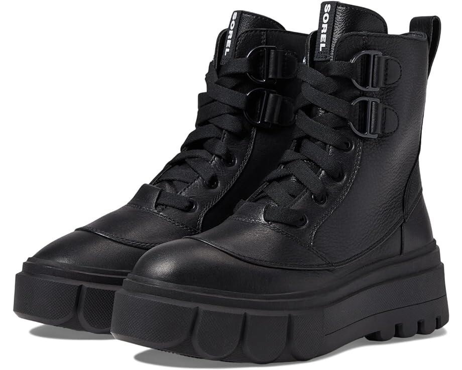 

Ботинки SOREL Caribou X Lace Waterproof, цвет Black/Sea Salt