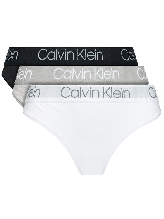 

Комплект из 3 классических женских трусов Calvin Klein, мультиколор