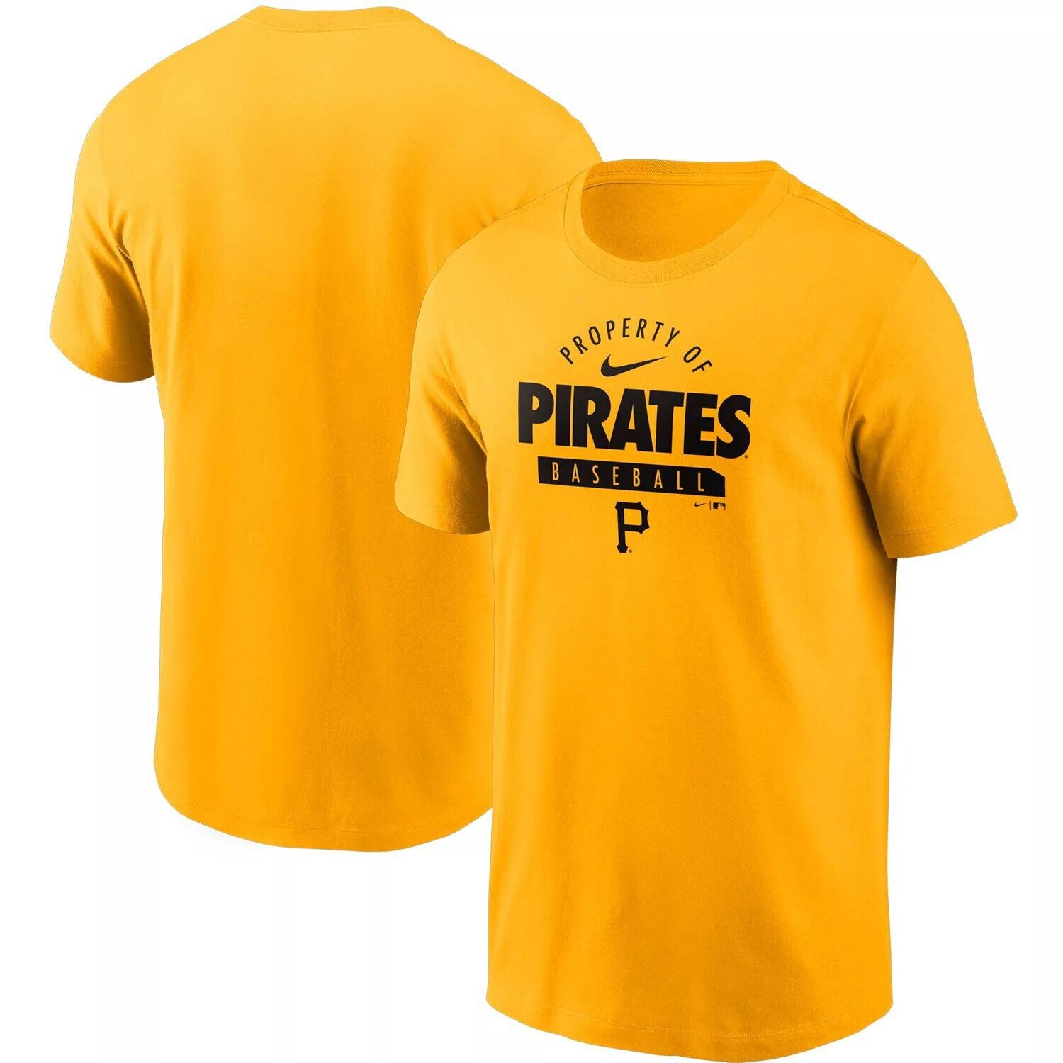 

Мужская футболка Nike Gold Pittsburgh Pirates Primetime Property Of Practice