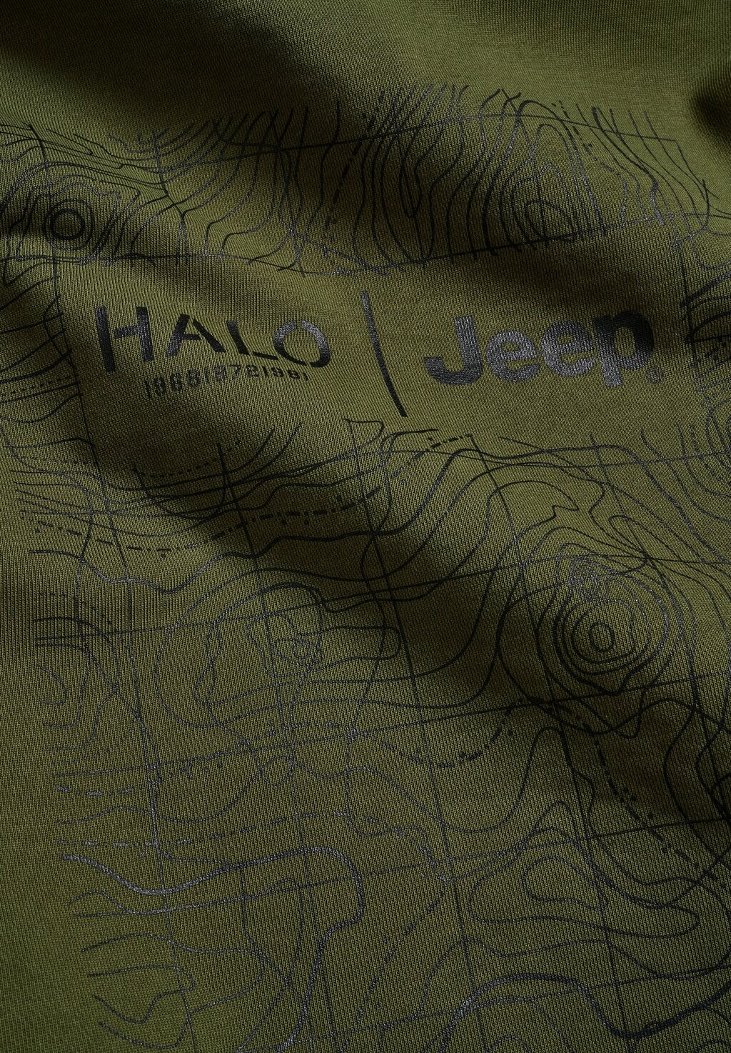 

Толстовка JEEP BOXY GRAPHIC HALO, зеленый