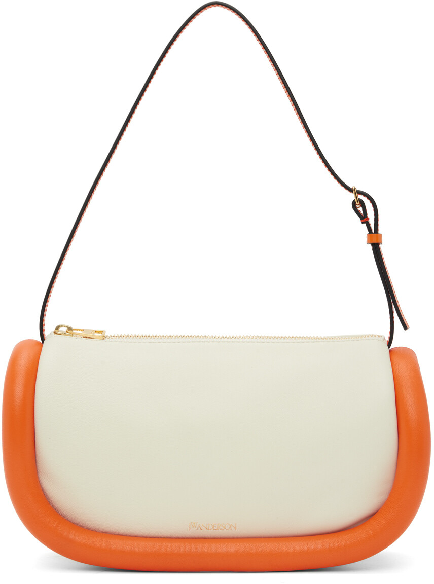 

Бело-оранжевая сумка Bumper-15 Jw Anderson