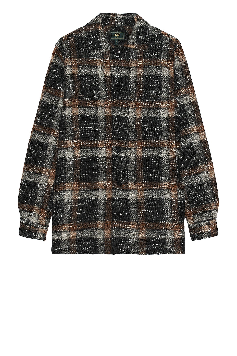 цена Куртка Soft Cloth Melrose Shirt, цвет Brown Mix
