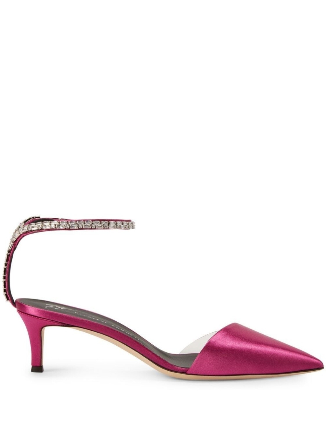 

Giuseppe Zanotti туфли Xenya с кристаллами, розовый