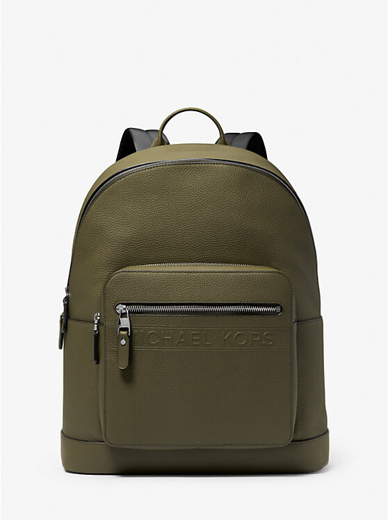 

Кожаный рюкзак Hudson Commuter Michael Kors, зеленый