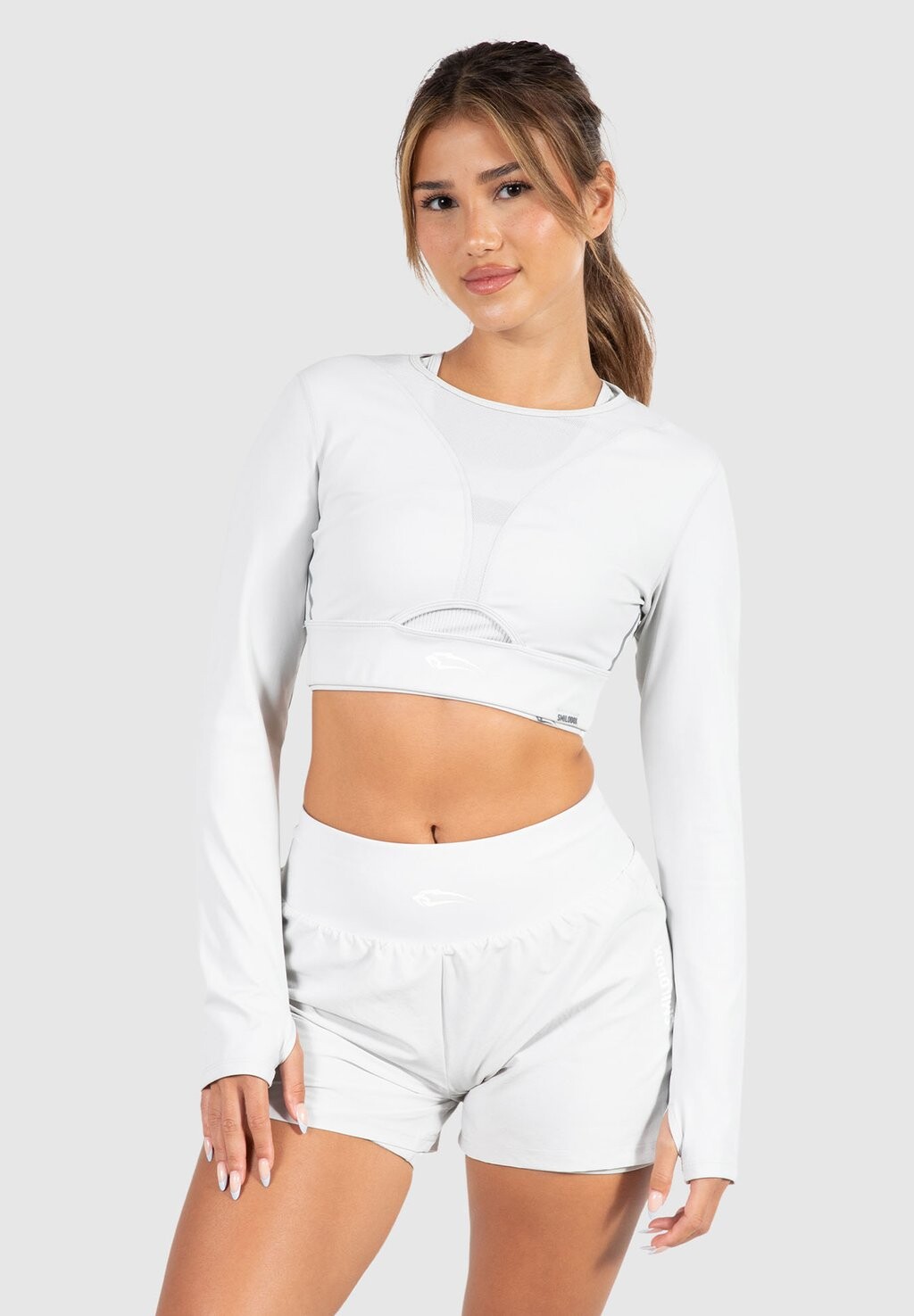 

Рубашка с длинным рукавом CROP FASTLANE Smilodox, цвет hellgrau