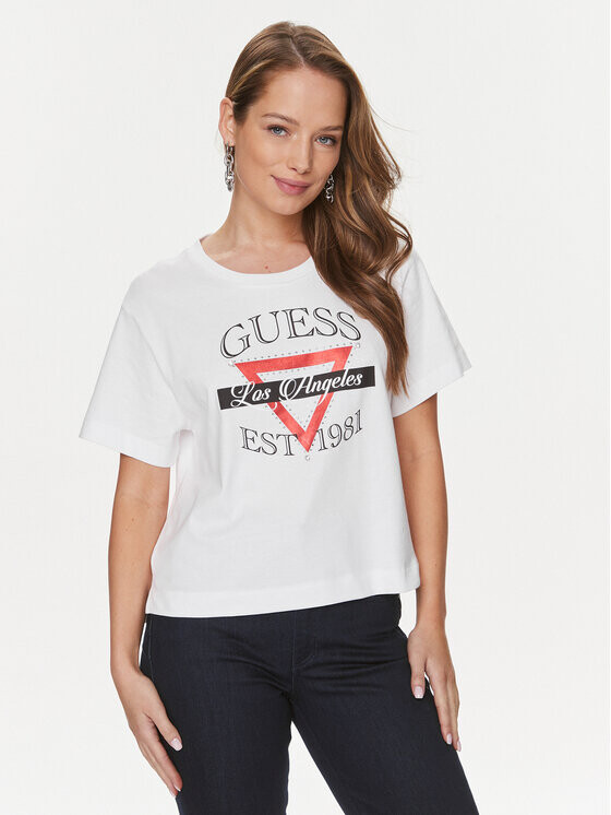 

Футболка свободного покроя Guess, белый