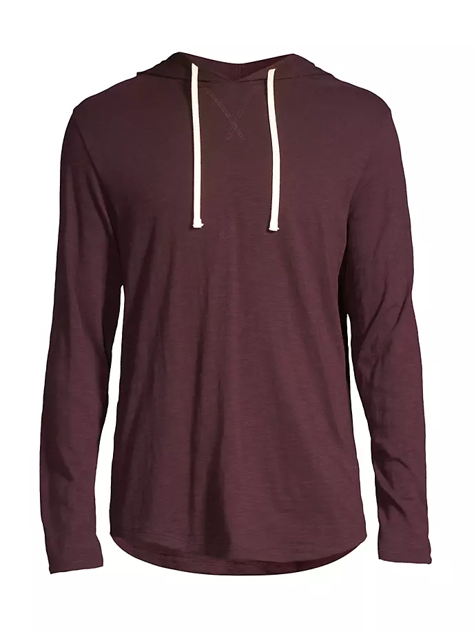 

Хлопковая толстовка Slub Vince, цвет pinot vino
