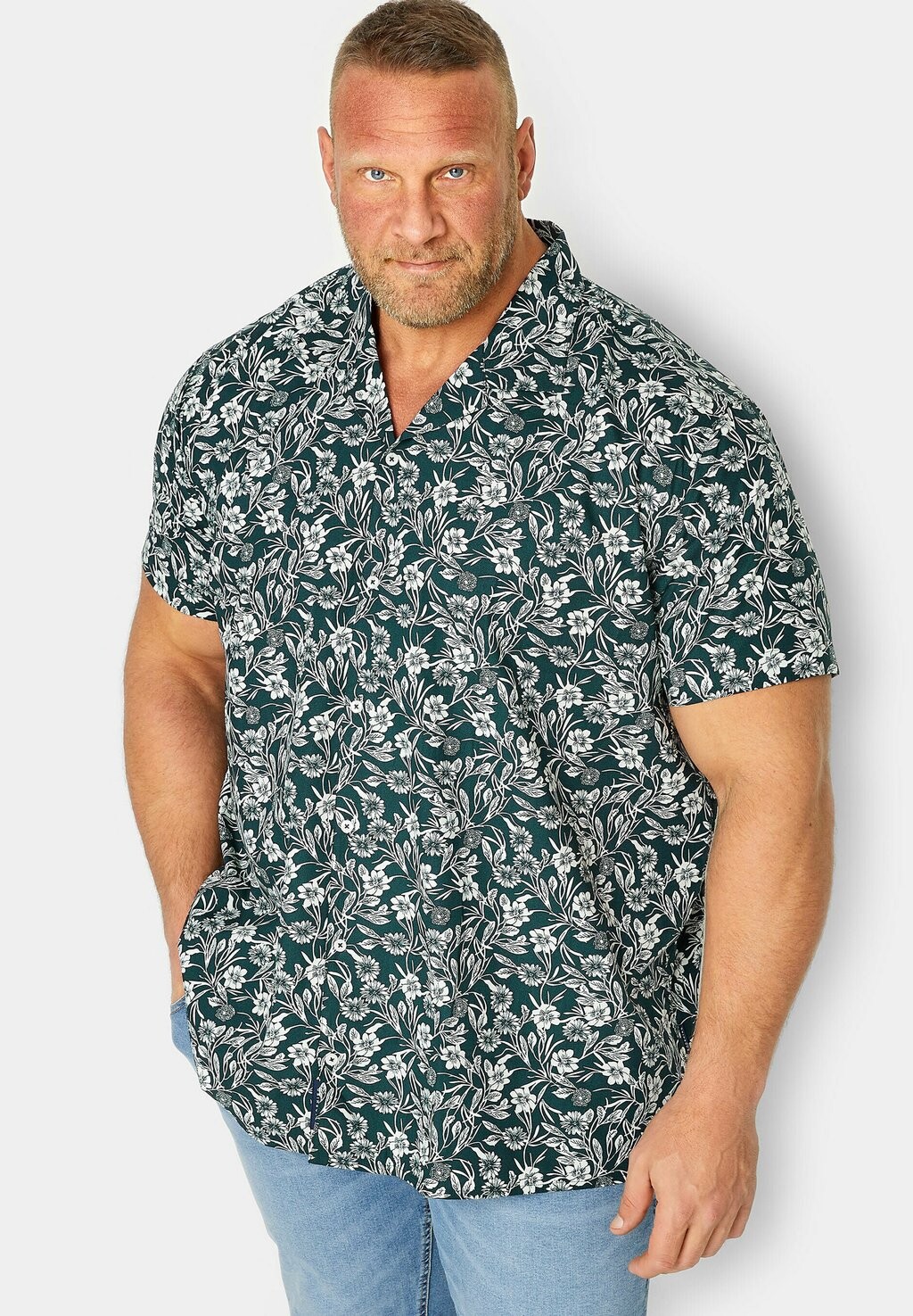 

Рубашка FLORAL BadRhino, цвет blue
