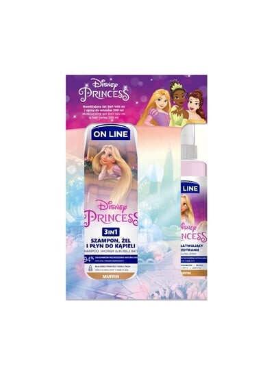 

Набор детской косметики по уходу, 2 шт. On Line, Disney Princess