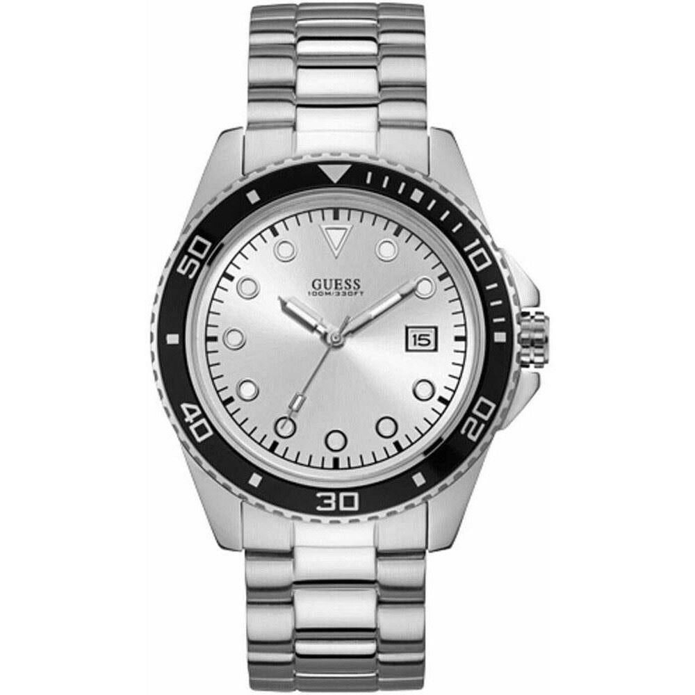 

Аналоговые кварцевые часы w1002g3 Guess, серебряный