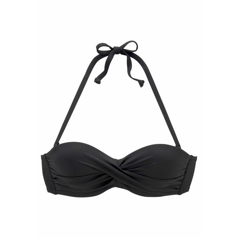 

s.Oliver Beachwear купальник-бандо на косточках »Rome« для женщин, цвет schwarz