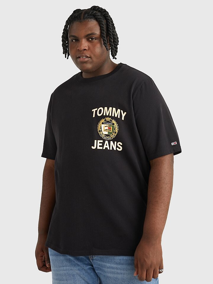 

Футболка Big and Tall с логотипом Tommy Jeans Crest