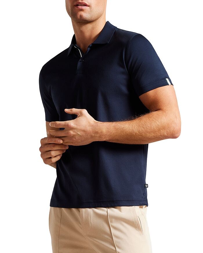 

Поло Zeiter Slim Fit Soft Touch Ted Baker, Черный
