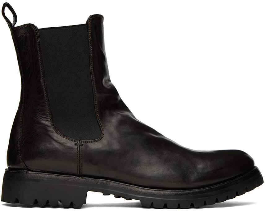 

Черные ботинки челси Officine Creative Iconic 002