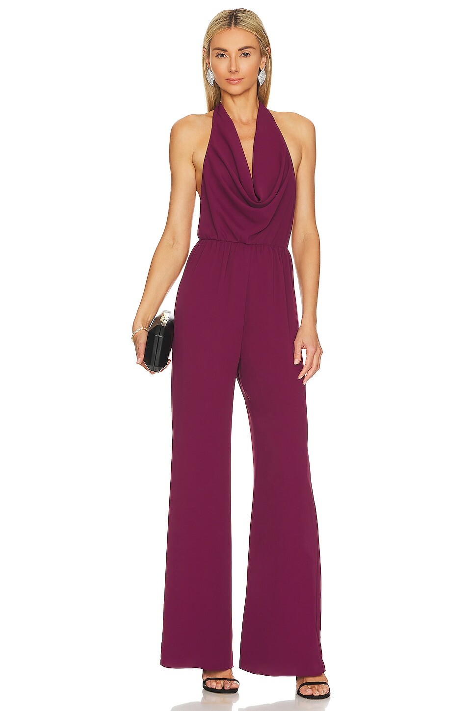 

Комбинезон Amanda Uprichard Gracia, цвет Aubergine