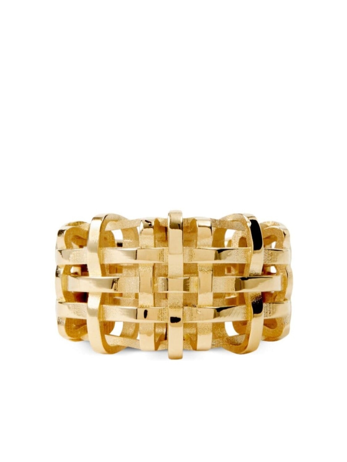

Плетеное кольцо Burberry, золотой