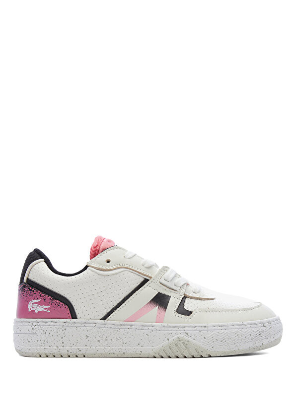 

L001 женские белые кроссовки Lacoste, Белый