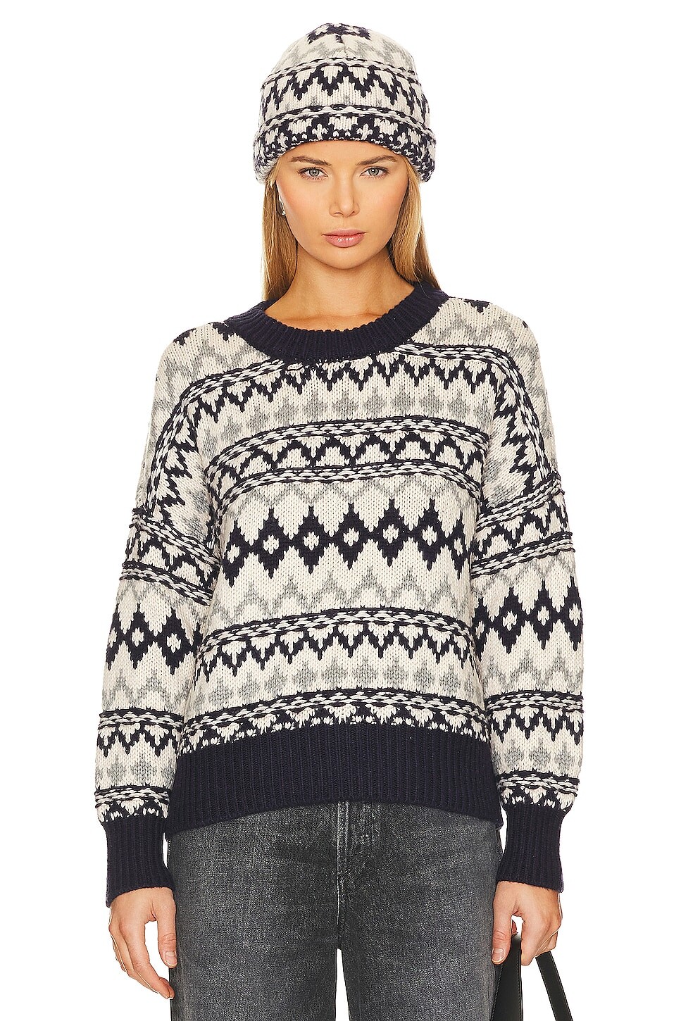 

Свитер Favorite Daughter Tis The Season Set, цвет Blue & Grey Fair Isle