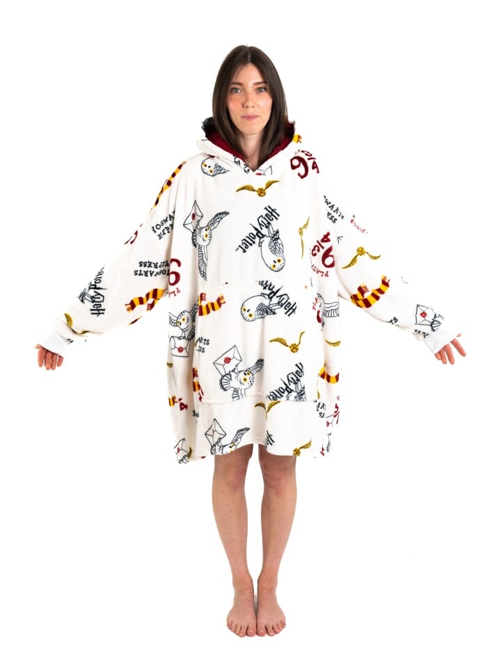 

Худи United Labels Harry Potter Hedwig Oversize Cozy Übergroße Kuschelpullover, белый