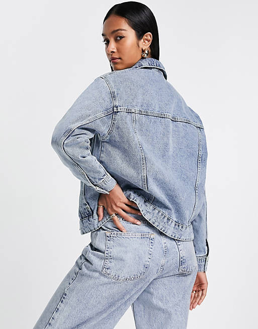 

Голубая джинсовая куртка Vero Moda, Синий