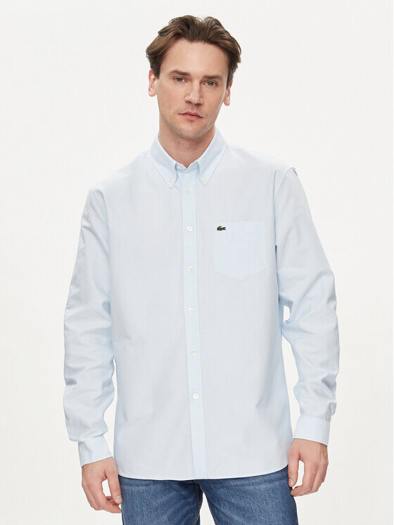 

Рубашка стандартного кроя Lacoste, белый