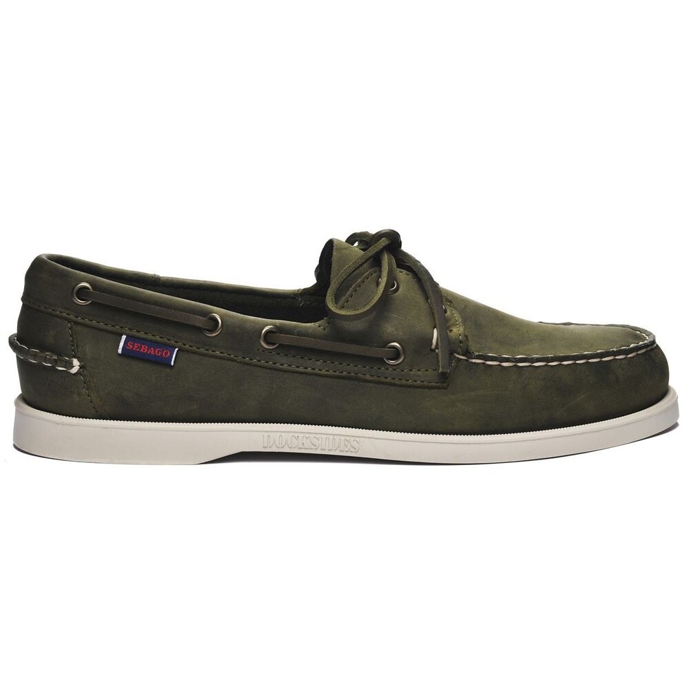 

Топсайдеры Sebago Docksides Crazy, зеленый, Зеленый;черный, Топсайдеры Sebago Docksides Crazy, зеленый