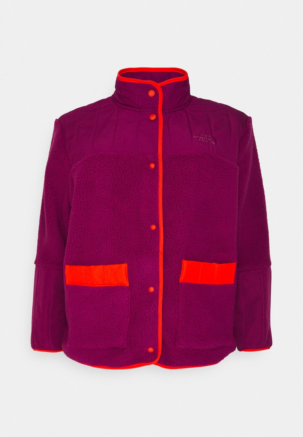 

Флисовая жилетка The North Face, бордовый, Красный