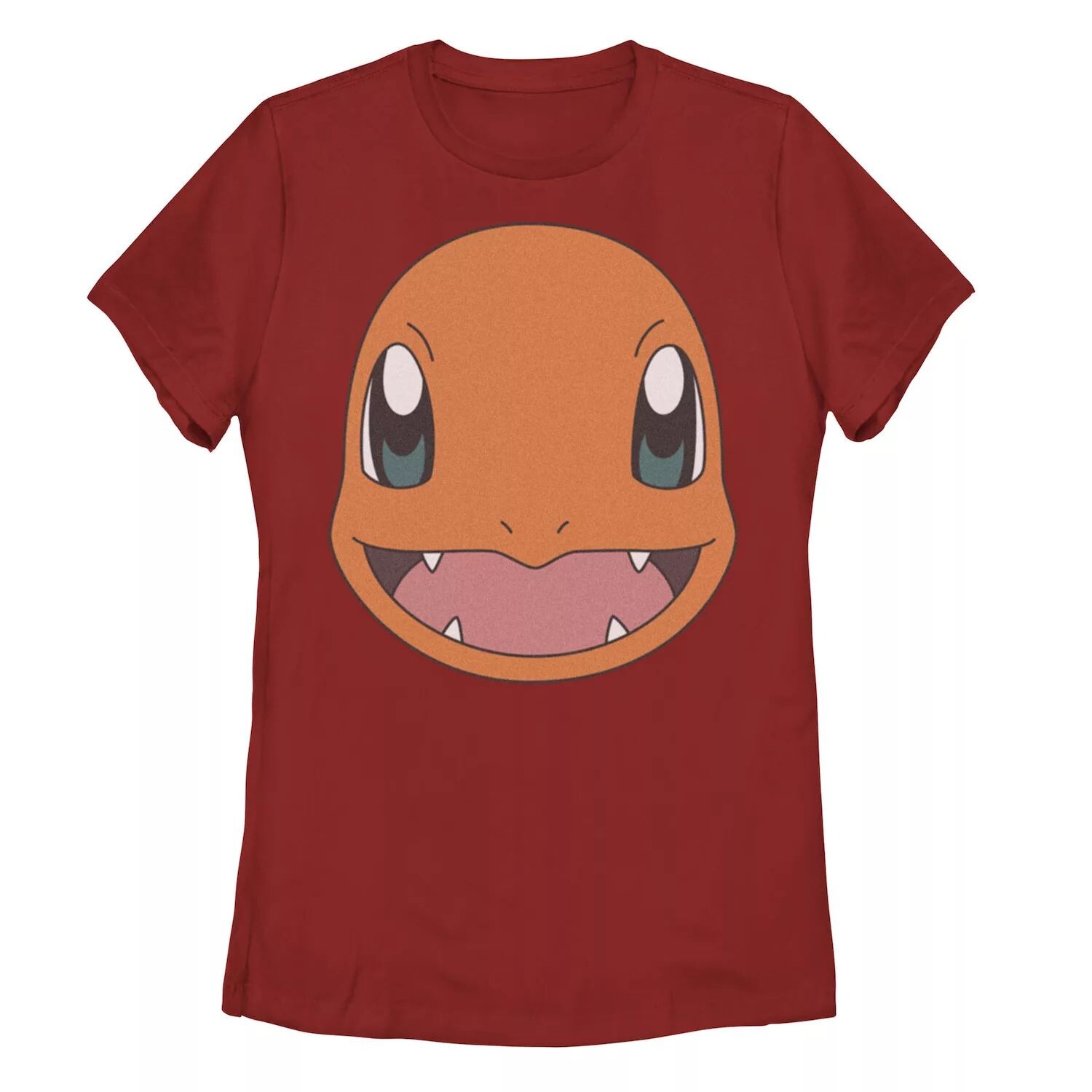 

Футболка с изображением большого лица Pokémon Charmander для юниоров Licensed Character
