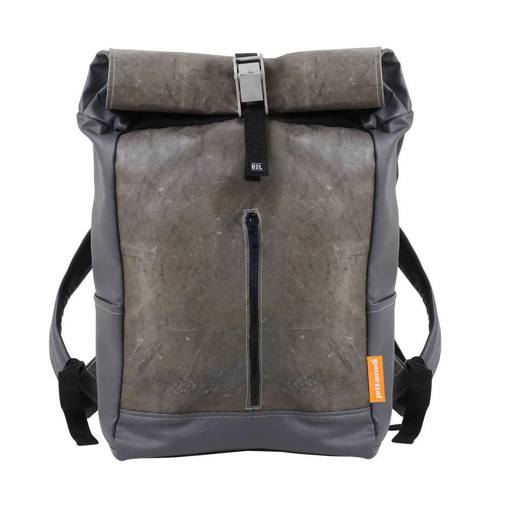 

Рюкзак для отдыха Bag to Life "Jettainer ULD Rolltop Backpack" в практичном дизайне, серый