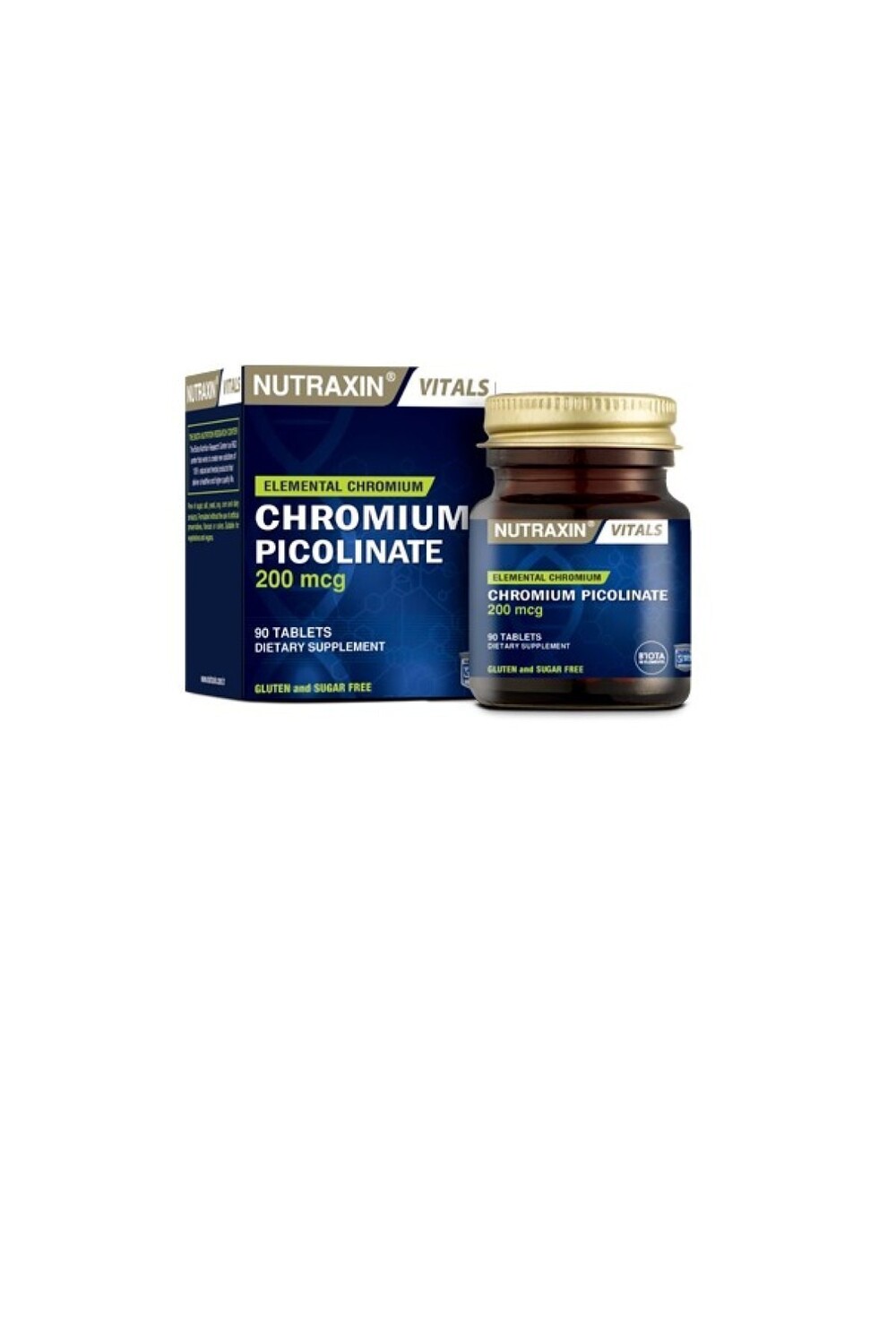 

Nutraxin Пиколинат хрома 200 мкг 90 таблеток