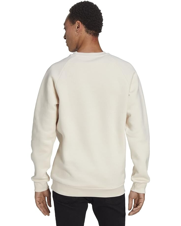 

Толстовка Adidas Trefoil Essentials Crew Sweatshirt, цвет Wonder White