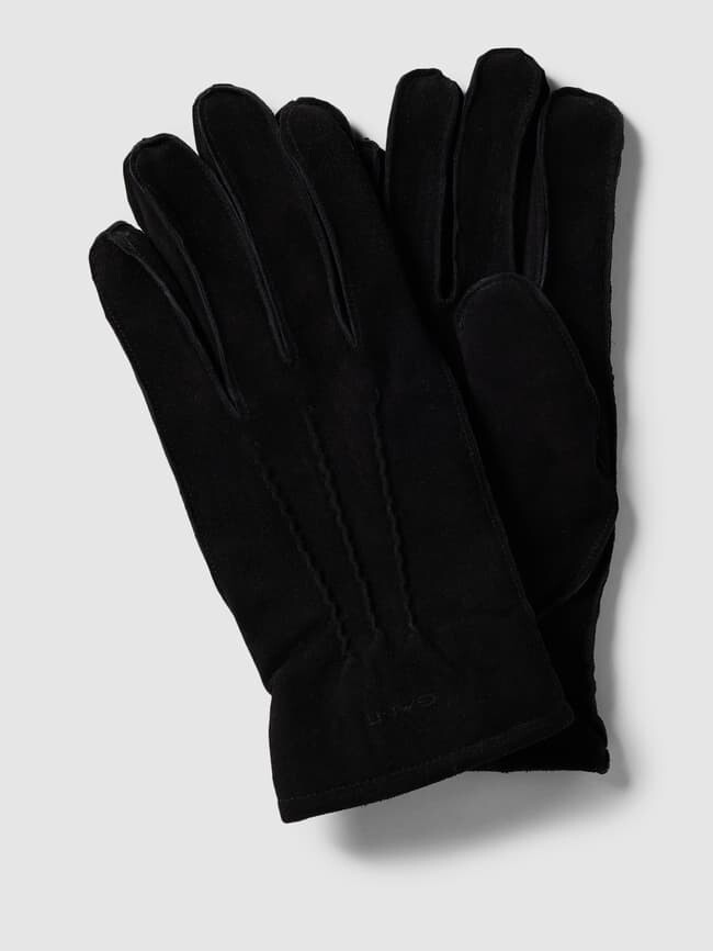 

Перчатки с этикеткой Gant, черный