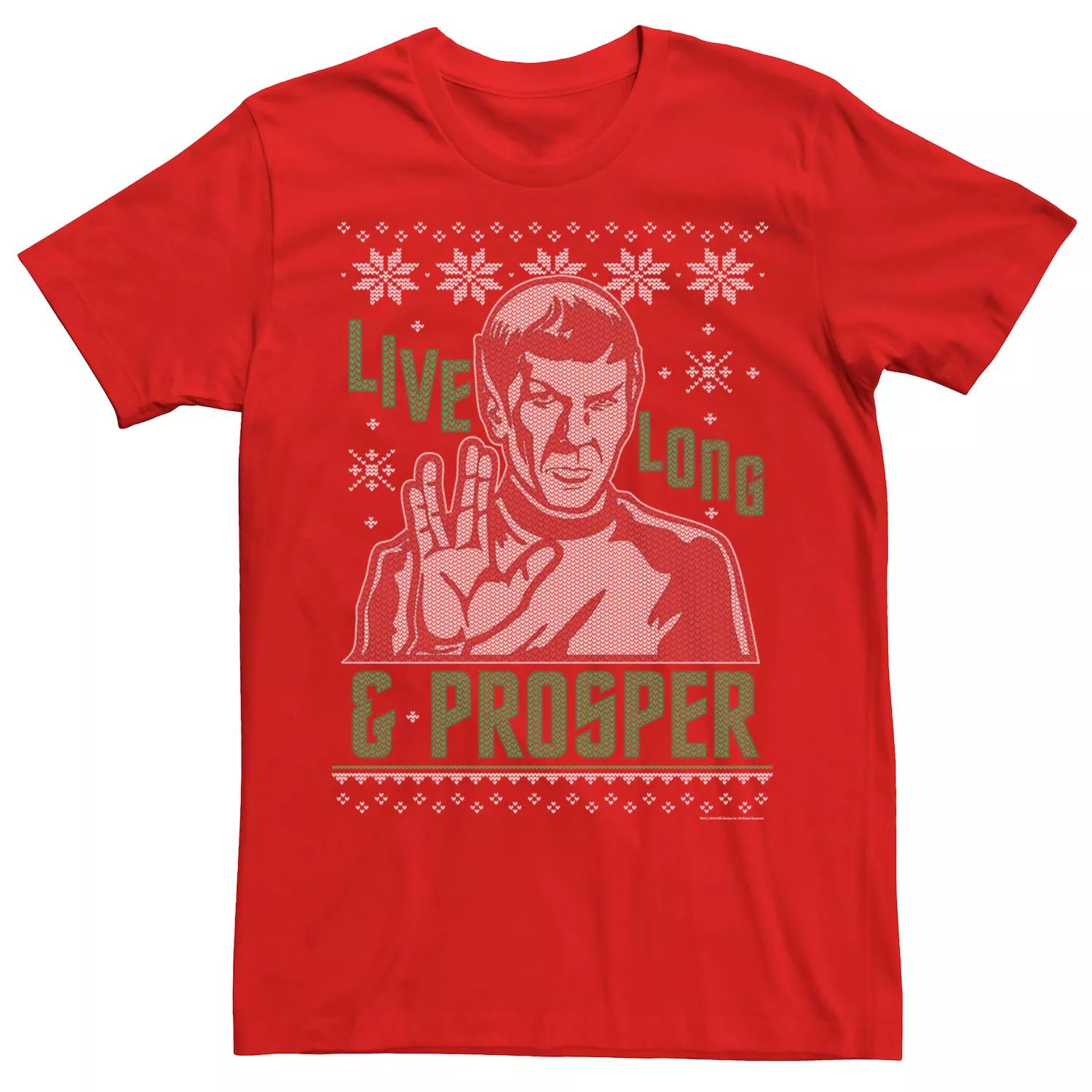 Мужская праздничная футболка Star Trek Original Series Spock Licensed Character tubbz фигурка утка tubbz star trek spock