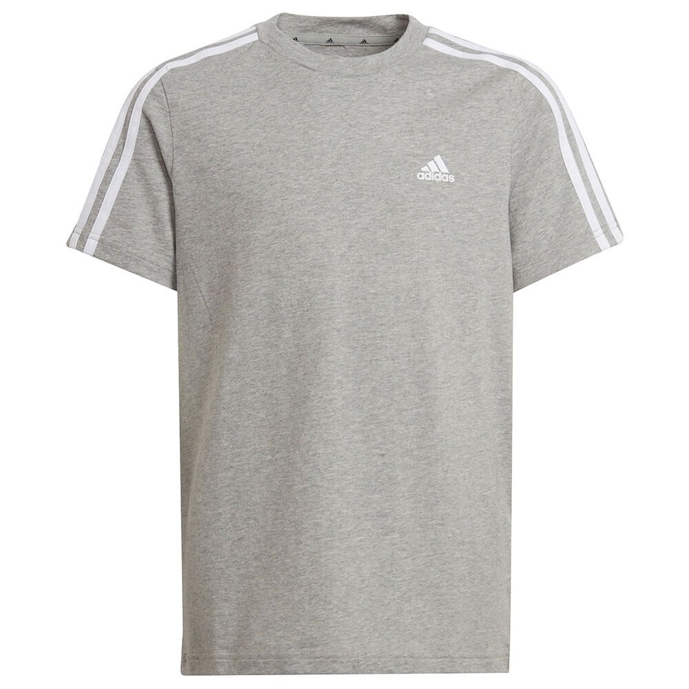 

Футболка с коротким рукавом adidas 3 Stripes, серый